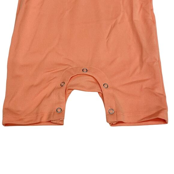 NWT (Please read) Properly Tied 3-6M Canal Polo Shortall in Melon - Picture 3 of 5